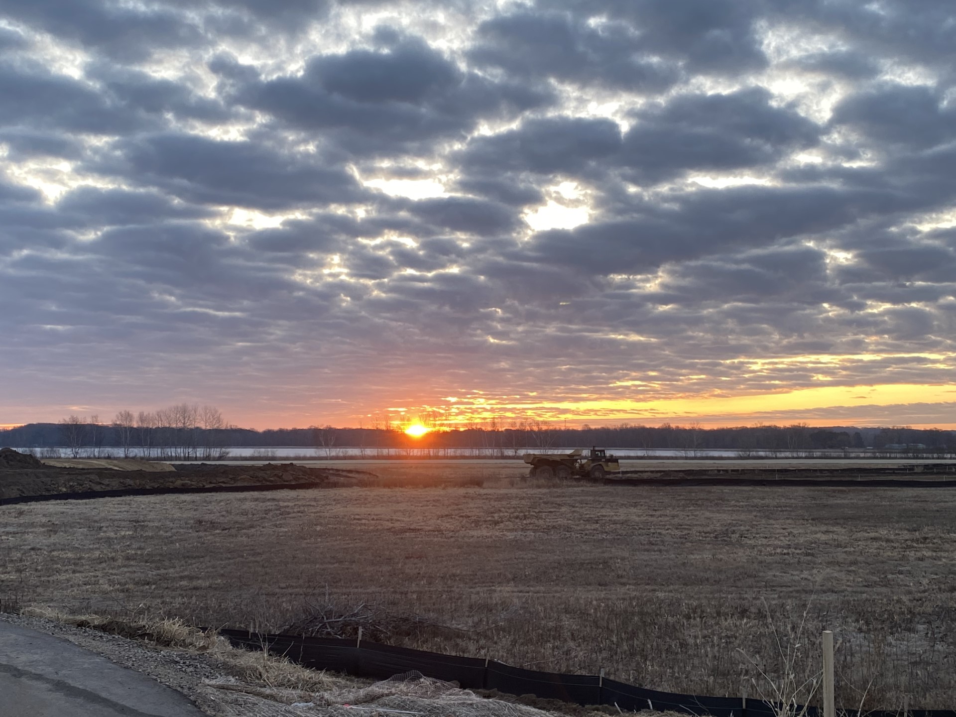 Photo of a sunrise